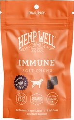 Hemp Well Immune Soft Chews Supplement for Dogs, 8 count