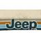 Show in main carousel: Jeep Vintage Logo Rolled Dog Travel Mat with Buckles, Grey, Large slide 5 of 7