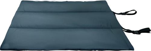 Show full view: Jeep Vintage Logo Rolled Dog Travel Mat with Buckles, Grey, Large slide 4 of 7