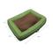 Show in main carousel: Jeep Quilted Canvas Low-Profile Orthopedic Bolster Cat & Dog Bed with Removable Cover, Green, Medium slide 2 of 6