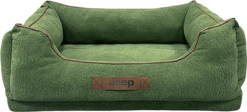 Show full view: Jeep Orthopedic Cuddler Elevated Cat & Dog Bed with Removable Cover, Green, Medium slide 3 of 7