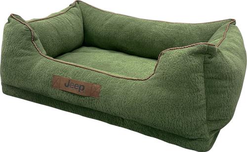 Show full view: Jeep Orthopedic Cuddler Elevated Cat & Dog Bed with Removable Cover, Green, Medium slide 4 of 7