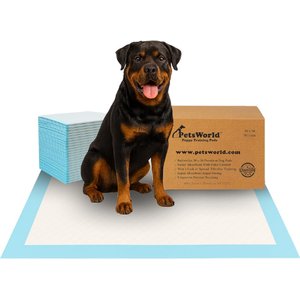 PetsWorld X-Large Dog Training & Potty Pads, 30 x 36-in, Unscented, 50 count