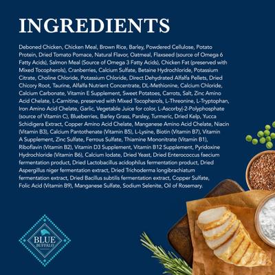 Show full view: Blue Buffalo Natural Veterinary Diet W+U Weight Management + Urinary Care Dry Dog Food, 6-lb bag slide 6 of 11