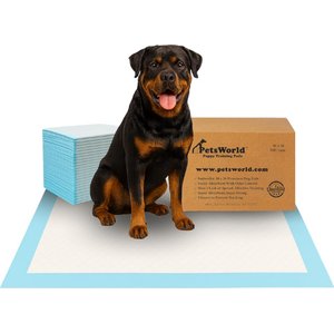 PetsWorld X-Large Dog Training & Potty Pads, 30 x 36-in, Unscented, 100 count