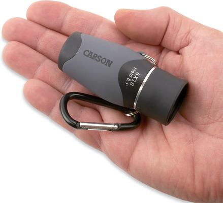 Show full view: Carson Mini Might Pocket MM-618 6 x 18-mm Monocular, Gray/Black slide 7 of 9