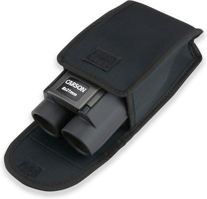 Show full view: Carson TrailMaxx Compact & Lightweight TM-821 8 x 21-mm Binocular with Pouch, Strap & Lens Cloth, Black slide 6 of 7