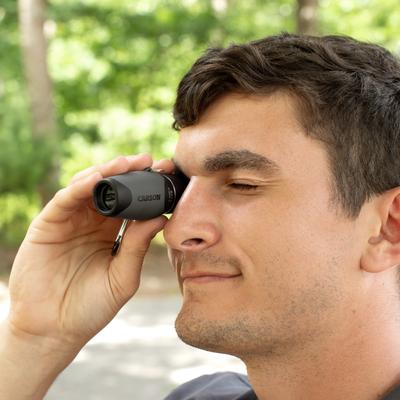 Show full view: Carson Mini Might Pocket MM-618 6 x 18-mm Monocular, Gray/Black slide 4 of 9