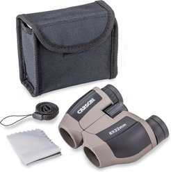 Carson Scout Lightweight & Compact JD-822 8 x 22-mm Porro Prism Binocular, Beige/Gray slide 2 of 6
