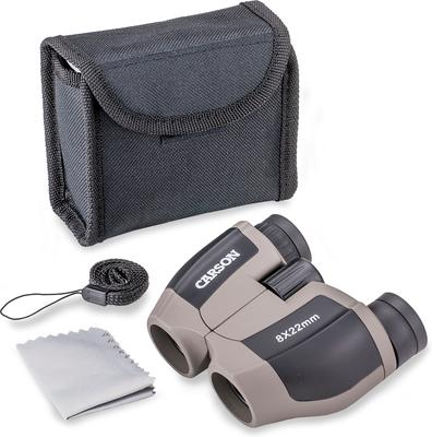 Show full view: Carson Scout Lightweight & Compact JD-822 8 x 22-mm Porro Prism Binocular, Beige/Gray slide 6 of 6