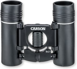 Carson Kinglet Lightweight & Compact KB-821 8 x 21-mm Roof Prism Binocular, Black slide 2 of 6
