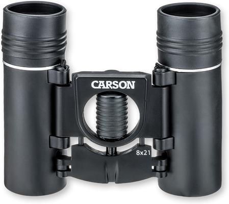 Show full view: Carson Kinglet Lightweight & Compact KB-821 8 x 21-mm Roof Prism Binocular, Black slide 4 of 7