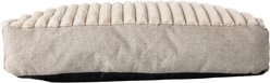 Petmate Square Mattress Pillow Dog Bed with Removable Cover, Beige/Blue/Charcoal, Large: 30 x 30-in