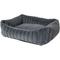 Show in main carousel: Petmate Lavender Infused Plush Cuddler Bolster Dog Bed, Navy, Medium: 20 x 16-in slide 1 of 4