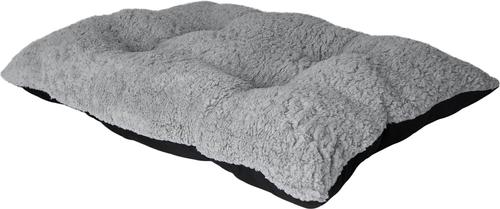 Show full view: Petmate Sherpa Pillow Dog Bed, Gray/Cream, Large: 27 x 36-in slide 4 of 4