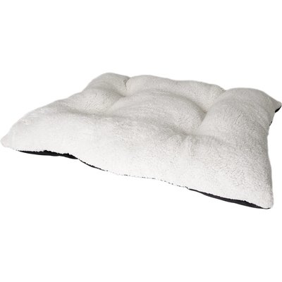 Petmate Petmate Sherpa Pillow Dog Bed, Gray/Cream, Large: 27 x 36-in
