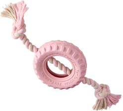 Pet Passion Tracker Tug Dog Toy, Blush, Medium