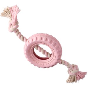 Pet Passion Tracker Tug Dog Toy, Blush, Small
