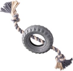 Pet Passion Tracker Tug Dog Toy, Gray, Small