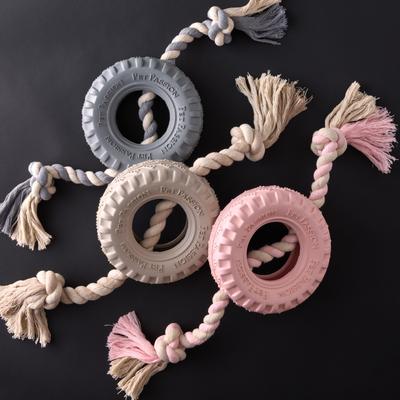 Show full view: Pet Passion Tracker Tug Dog Toy, Almond Milk, Small slide 8 of 8