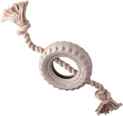 Pet Passion Tracker Tug Dog Toy, Almond Milk, Small