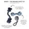 Show in main carousel: Pet Passion Brady Braided Rope Tug Dog Toy, Navy Ombre, 3 count slide 3 of 7