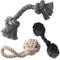 Show in main carousel: Pet Passion Brady Braided Rope Tug Dog Toy, Black Ombre, 3 count slide 1 of 6