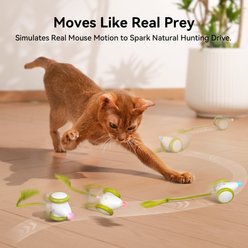 Cheerble Wicked Mouse Neo Automatic Running Cat Toy, Green slide 2 of 9