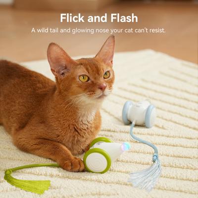 Show full view: Cheerble Wicked Mouse Neo Automatic Running Cat Toy, Green slide 2 of 10