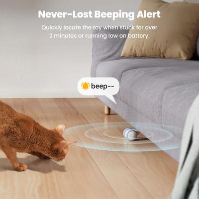 Show full view: Cheerble Wicked Mouse Neo Automatic Running Cat Toy, Blue slide 4 of 10