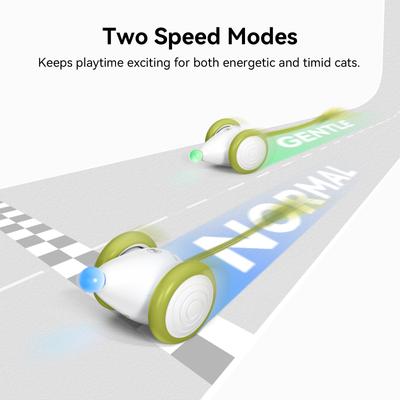 Show full view: Cheerble Wicked Mouse Neo Automatic Running Cat Toy, Green slide 7 of 10