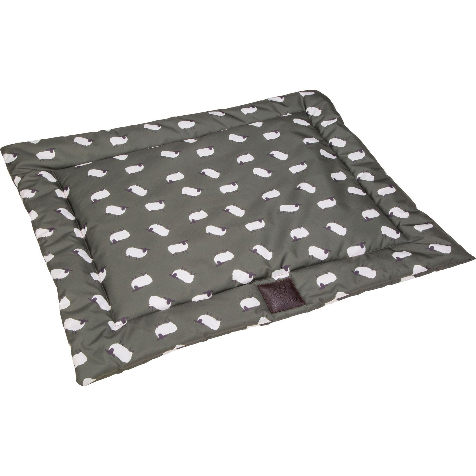 Digby & Fox Waterproof Padded Dog Bed, Sheep, Small