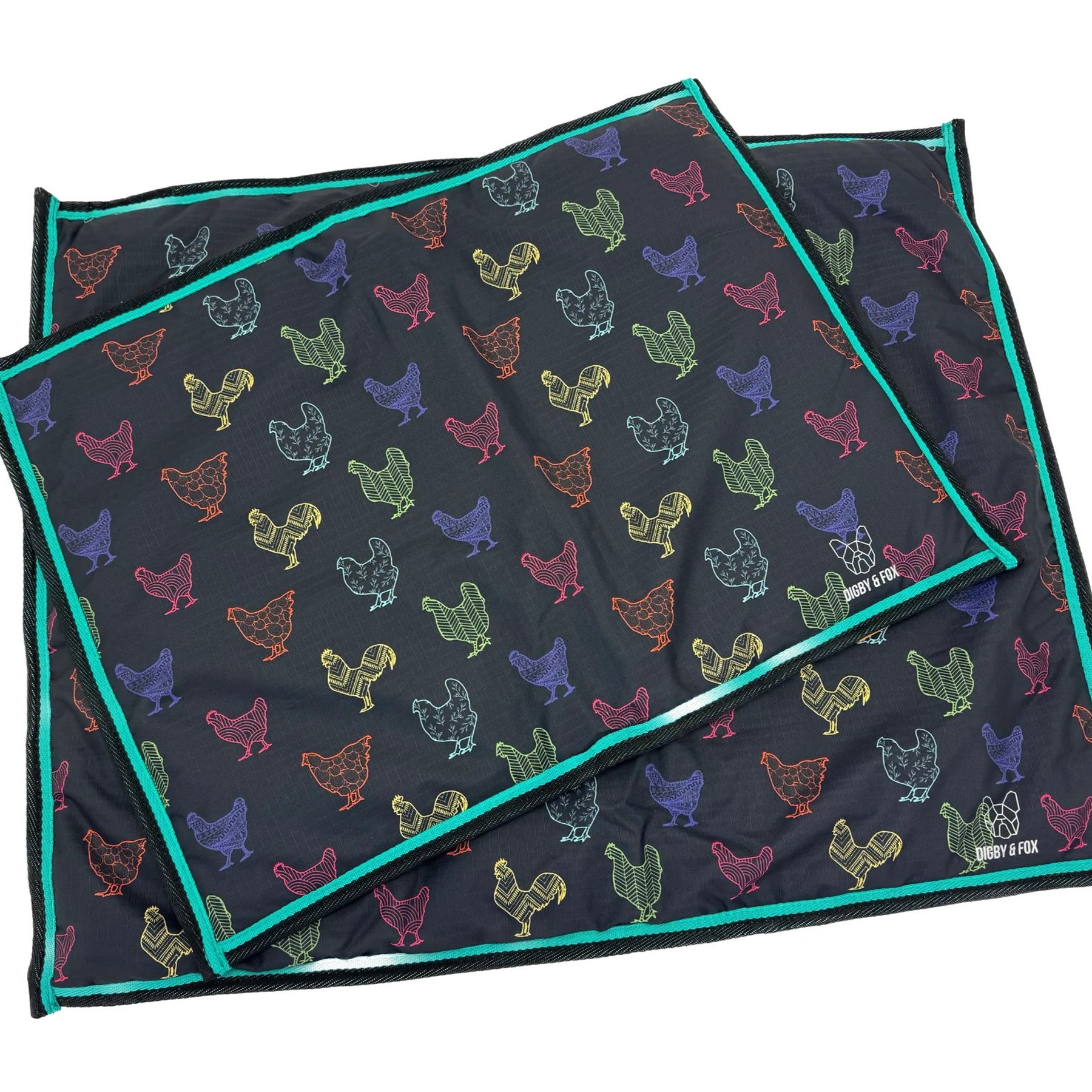 Digby & Fox Waterproof Dog Bed, Chicken, 31 x 39-in