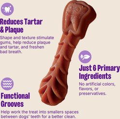 WHIMZEES by Wellness Brushzees Dental Chews Natural Grain-Free Dental Dog Treats, Small, 8 count slide 2 of 6