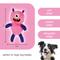 Show in main carousel: Kensie Eye Monster Faux Fur Jumbo Plush Dog Toy with Squeakers & Crinkle Sounds, Pink, 20-in slide 6 of 6