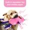 Show in main carousel: Kensie Eye Monster Faux Fur Jumbo Plush Dog Toy with Squeakers & Crinkle Sounds, Pink, 20-in slide 4 of 6