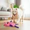 Show in main carousel: Kensie Eye Monster Faux Fur Jumbo Plush Dog Toy with Squeakers & Crinkle Sounds, Pink, 20-in slide 3 of 6