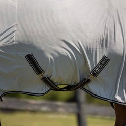 Equinavia Aktiv Athletic Detachable Neck Horse Fly Sheet, Silver Gray, 78-in slide 2 of 7
