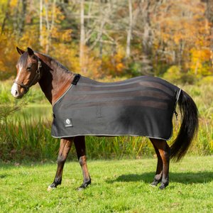 Equinavia Sefyr Scrim Horse Sheet, Black, Large