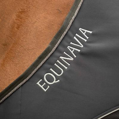 Show full view: Equinavia Sommer NordicAir Stable Horse Sheet, Black/Grey, 80-in slide 2 of 7