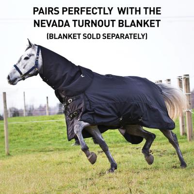 Show full view: Horze Nevada 200-g Horse Turnout Neck Cover, Black, Medium slide 3 of 4