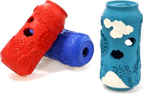 Show full view: Petopia Cola Can Tough Dog Chew toy, Large, Ice River Blue/White slide 9 of 10