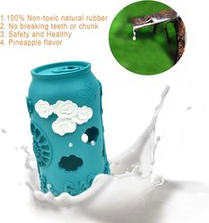 Petopia Coke Can Tough Pressed Sound Dog Toy, Large, Ice River Blue/White slide 2 of 9