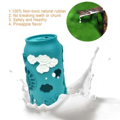 Show full view: Petopia Cola Can Tough Dog Chew toy, Large, Ice River Blue/White slide 3 of 10