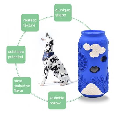 Show full view: Petopia Cola Can Tough Dog Chew toy, Large, Blue/White slide 6 of 11