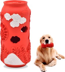 Petopia Cola Can Tough Dog Chew toy, Large, Red/White