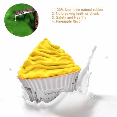 Show full view: Petopia Cupcakes Tough Dog Chew Toy, Medium, White/Yellow slide 5 of 10