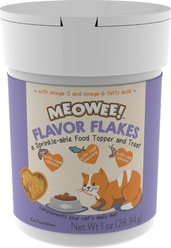 Meowee! Flavor Flakes Cat Treat & Food Topper, 1-oz jar slide 1 of 9
