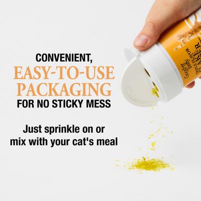 Show full view: Good 'n' Tasty Triple Flavor Flake Cat Treat & Food Topper, 0.8-oz jar slide 8 of 10