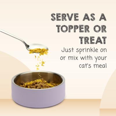 Show full view: Meowee! Flavor Flakes Cat Treat & Food Topper, 1-oz jar slide 7 of 10